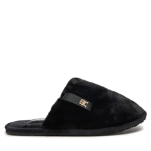 Tommy Hilfiger Пантофи Tommy Hilfiger Trenerzy Confort Home FW0FW08138 Черен