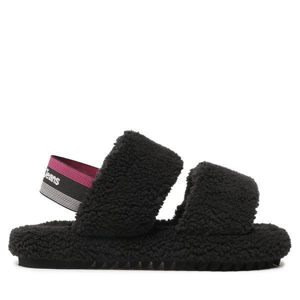 Tommy Jeans Пантофи Tommy Jeans Tj Winter Sandal 2D EN0EN02031 Черен