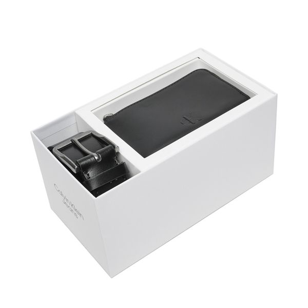 Calvin Klein Jeans Подаръчен комплект Calvin Klein Jeans Gift Zip Coin Purse & Belt K50K512099 Черен