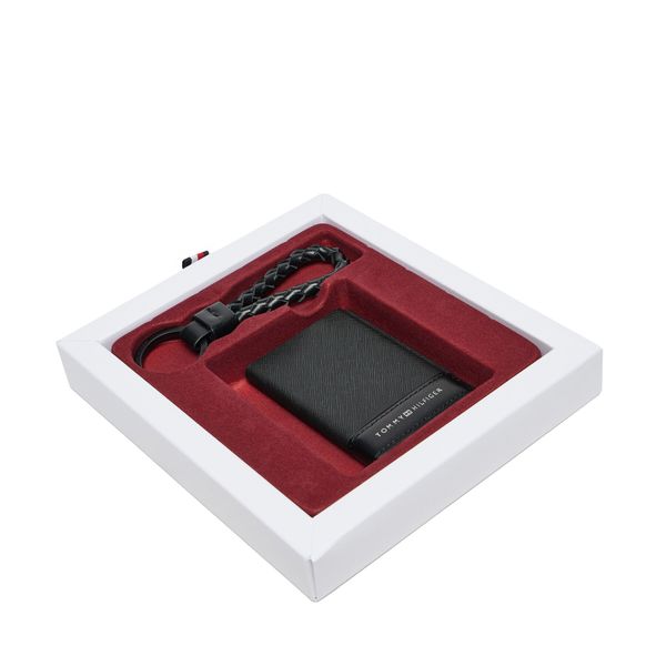 Tommy Hilfiger Подаръчен комплект Tommy Hilfiger Th Saffiano Metal AM0AM13127 Черен
