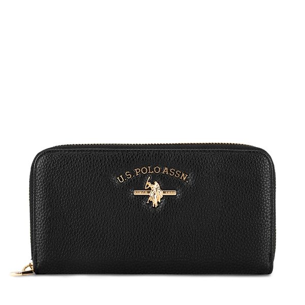 U.S. Polo Assn. Портфейл U.S. Polo Assn. WIUXT6207WVP Черен