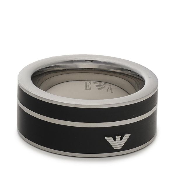 Emporio Armani Пръстен Emporio Armani EGS2032040 Черен