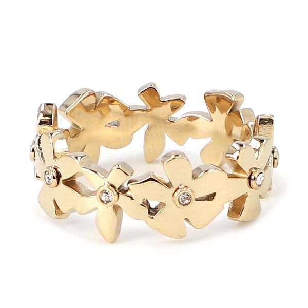 Fossil Пръстен Fossil Georgia JF04057710 Златист