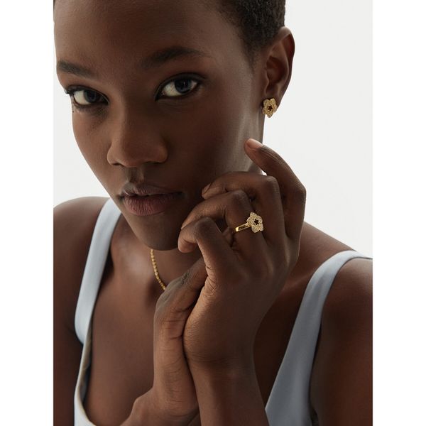 Guess Пръстен Guess JUBR0446 7JW Златист