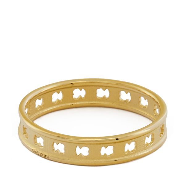 TOUS Пръстен TOUS Bear Row 1003734312 Златист