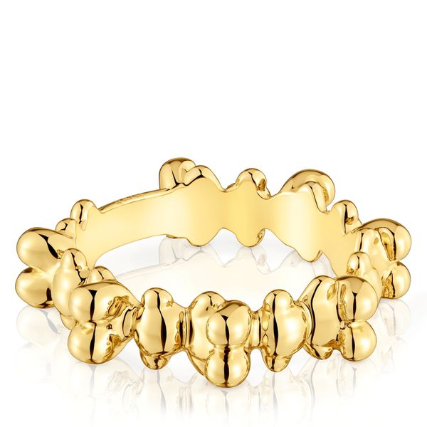 TOUS Пръстен TOUS Bold Bear 1004200712 Златист