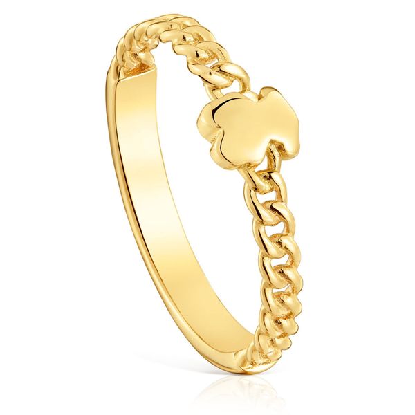 TOUS Пръстен TOUS Bold Motif 1004106912 Златист