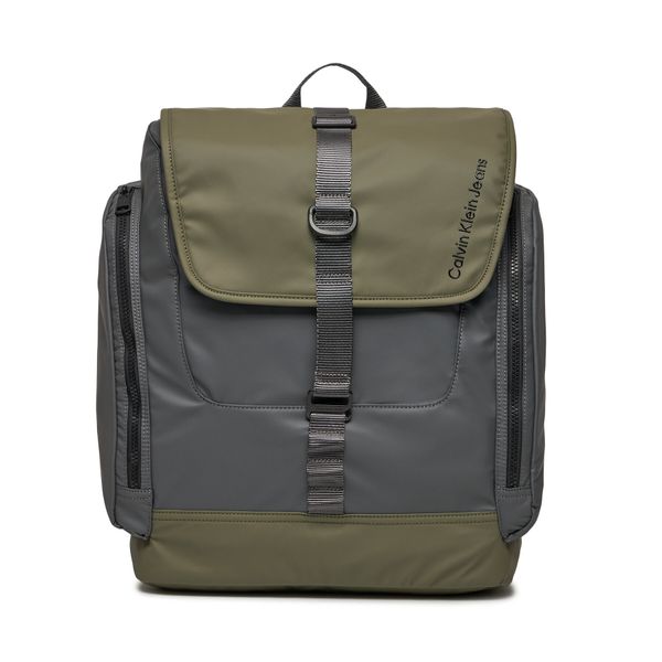 Calvin Klein Jeans Раница Calvin Klein Jeans Utilitarian Elongated Flap Bp40 K50K511506 Dark Grey/Dusty Olive 0IO