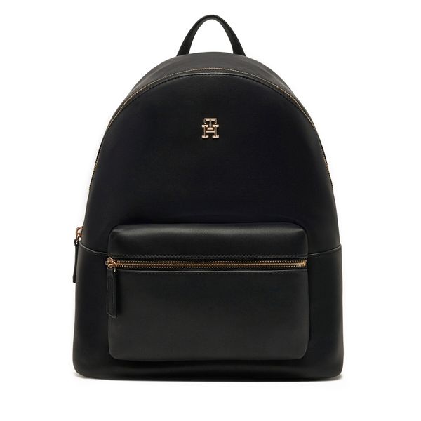 Tommy Hilfiger Раница Tommy Hilfiger Th Logotape Backpack AW0AW17163 Черен