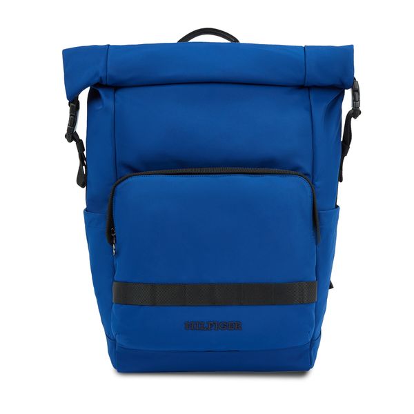 Tommy Hilfiger Раница Tommy Hilfiger Th Monotype Rolltop Backpack AM0AM12205 Anchor Blue C5J