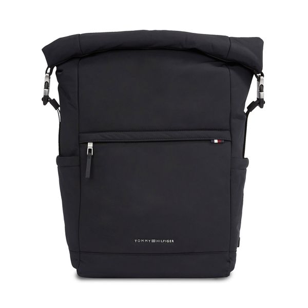 Tommy Hilfiger Раница Tommy Hilfiger Th Signature Rolltop Backpack AM0AM12221 Black BDS
