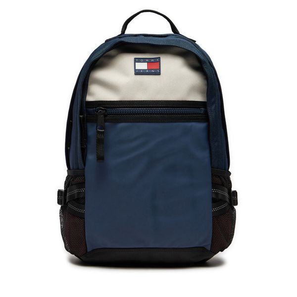 Tommy Jeans Раница Tommy Jeans Mochila color block con logo engomado de hombre AM0AM12611 Тъмносин