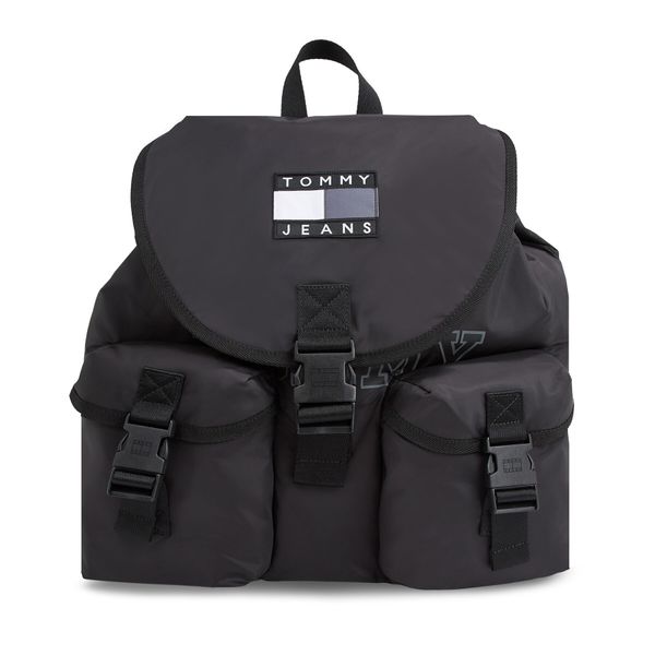 Tommy Jeans Раница Tommy Jeans Tjm Heritage Flap Backpack AM0AM11656 Black BDS