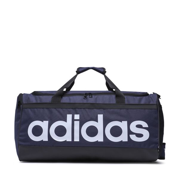 adidas Сак adidas Essentials Linear Duffel Medium HR5349 Shadow Navy/Black/White