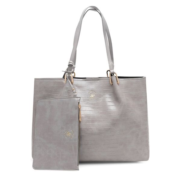 Beverly Hills Polo Club Сак Beverly Hills Polo Club BHPC-W-01-A23 Сив