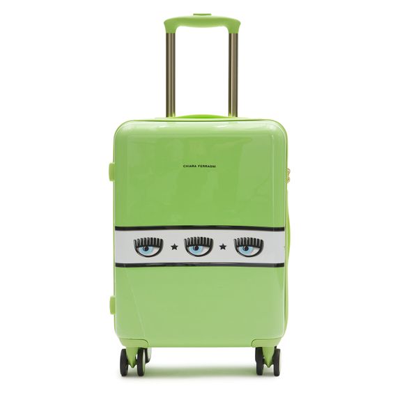 Chiara Ferragni Самолетен куфар за ръчен багаж Chiara Ferragni 76SB0LA1 Зелен