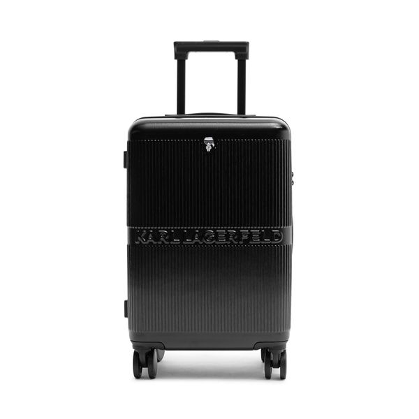 KARL LAGERFELD Самолетен куфар за ръчен багаж KARL LAGERFELD 210W3022 Black A999