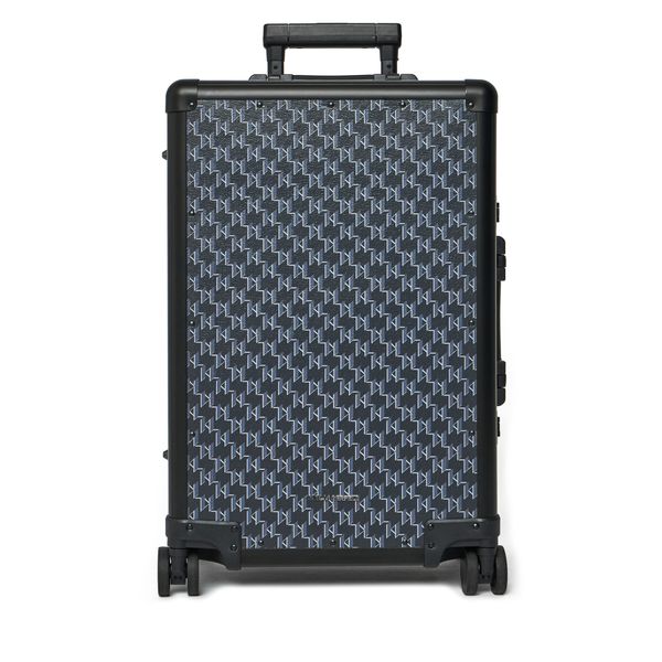 KARL LAGERFELD Самолетен куфар за ръчен багаж KARL LAGERFELD A1W30461 Тъмносин