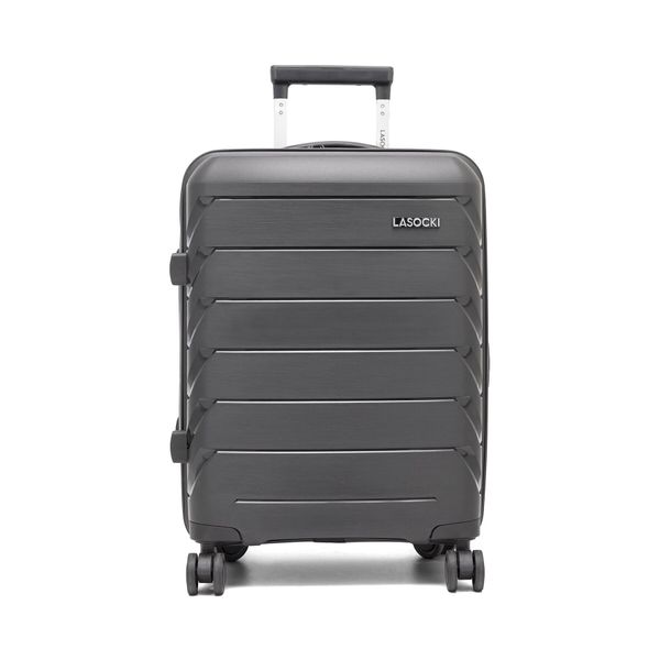 Lasocki Самолетен куфар за ръчен багаж Lasocki WAL-S-05BLACK-04 Black