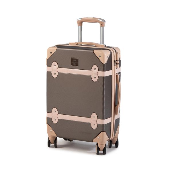 Semi Line Самолетен куфар за ръчен багаж Semi Line T5508-2 Кафяв