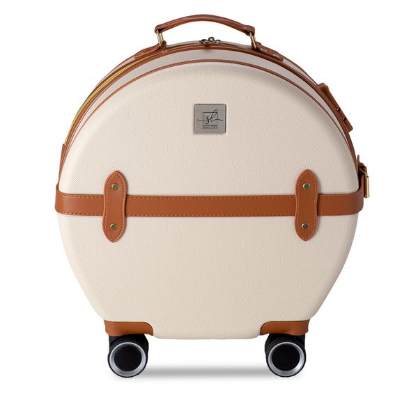 Semi Line Самолетен куфар за ръчен багаж Semi Line T5670-2 Бял