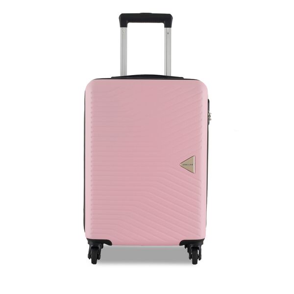 Semi Line Самолетен куфар за ръчен багаж Semi Line T5694-1 Розов