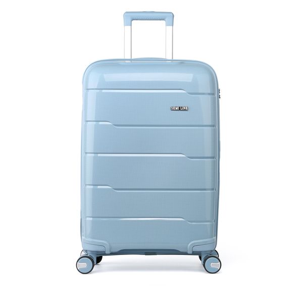 Semi Line Самолетен куфар за ръчен багаж Semi Line T5751-1 Син
