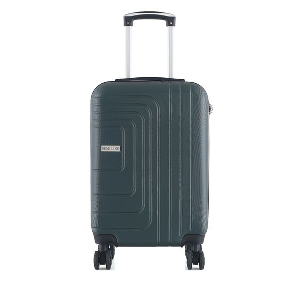 Semi Line Самолетен куфар за ръчен багаж Semi Line T5761-2 Сив