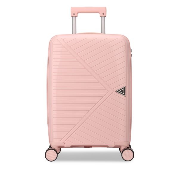Semi Line Самолетен куфар за ръчен багаж Semi Line T5830-1 Розов