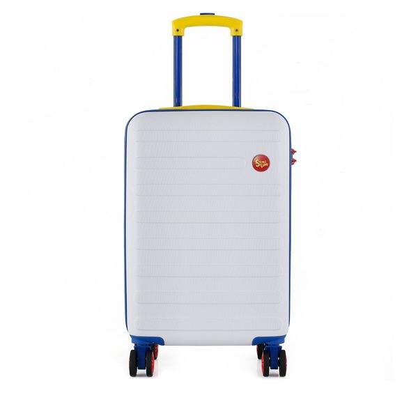 Semi Line Самолетен куфар за ръчен багаж Semi Line T5842-1 Бял