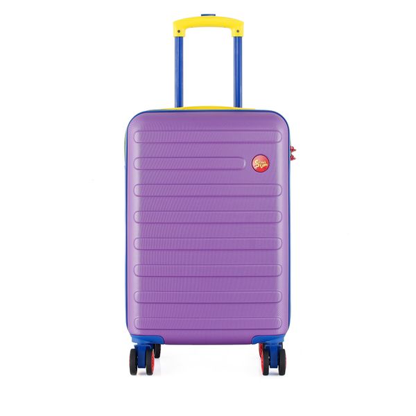 Semi Line Самолетен куфар за ръчен багаж Semi Line T5845-1 Виолетов