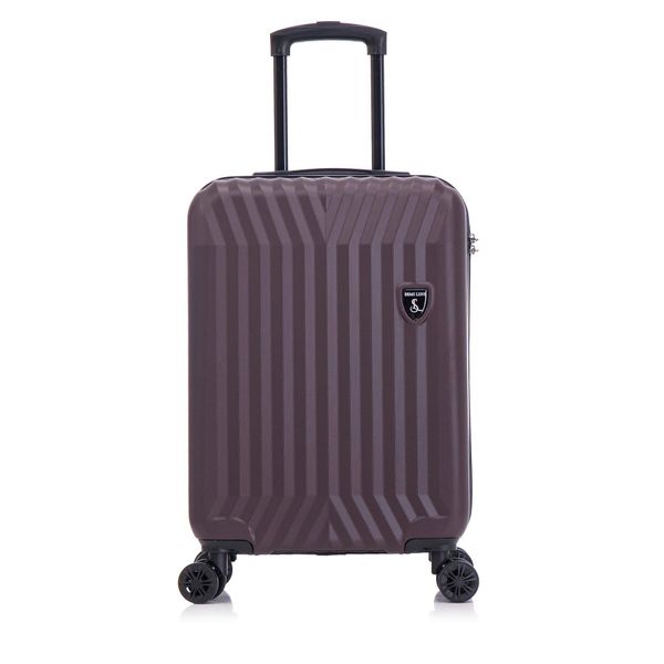 Semi Line Самолетен куфар за ръчен багаж Semi Line T5856-1 Кафяв