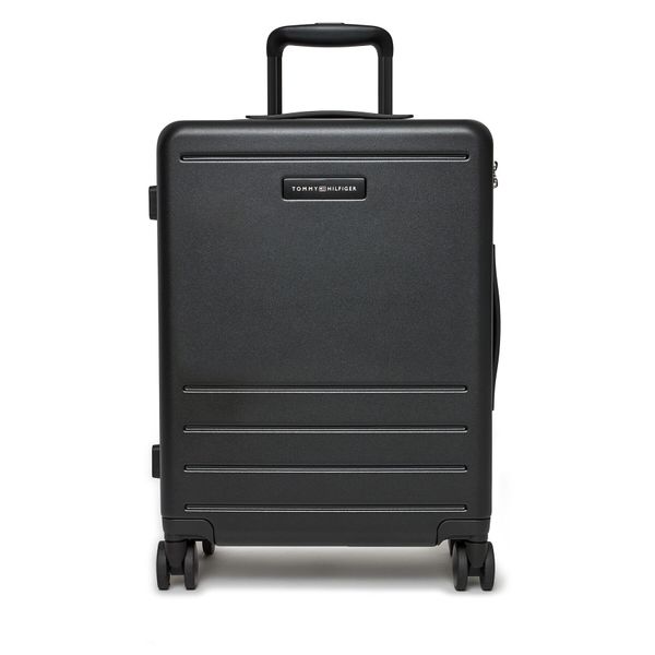 Tommy Hilfiger Самолетен куфар за ръчен багаж Tommy Hilfiger AU0AU01973 Черен
