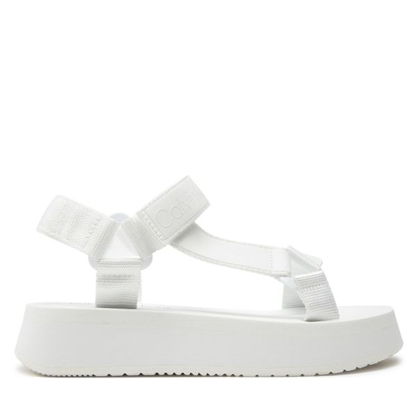 Calvin Klein Jeans Сандали Calvin Klein Jeans Sandal Velcro Webbing Dc YW0YW01353 Бял