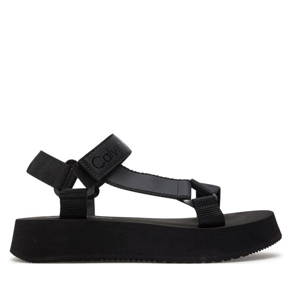 Calvin Klein Jeans Сандали Calvin Klein Jeans Sandal Velcro Webbing Dc YW0YW01353 Черен
