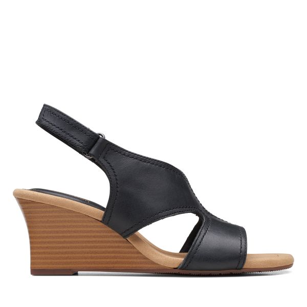 Clarks Сандали Clarks Kyarra Aster 26171234 Черен