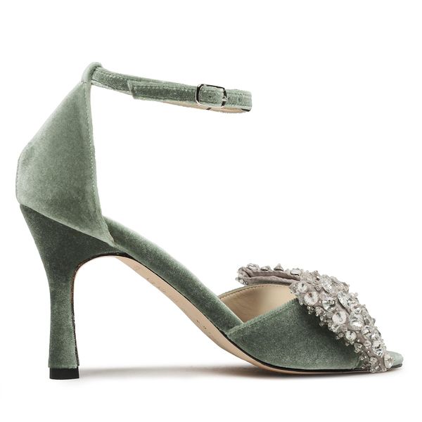 Custommade Сандали Custommade Ashely Crustal Bow 999620046 Зелен