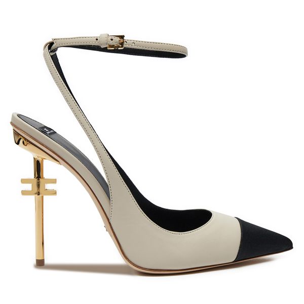 Elisabetta Franchi Сандали Elisabetta Franchi SA-25B-46E2-V570 Екрю