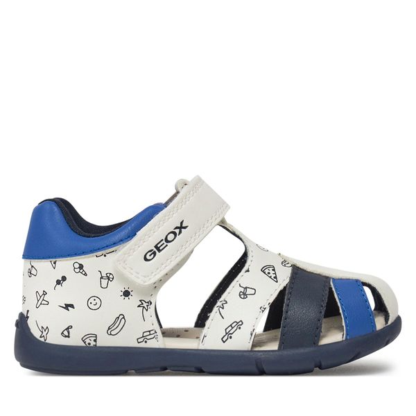 Geox Сандали Geox B Elthan Boy B451PC 000BC C0293 Бял