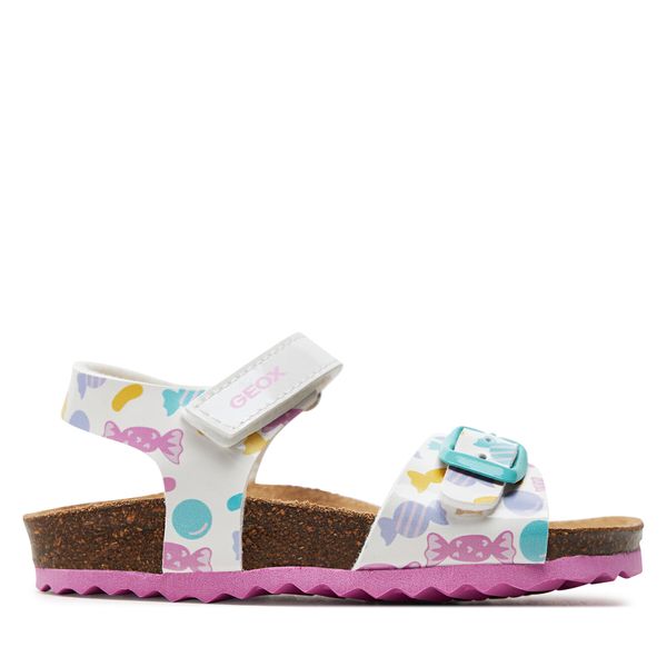 Geox Сандали Geox B Sandal Chalki Girl B922RA 000HH C0653 S Бял