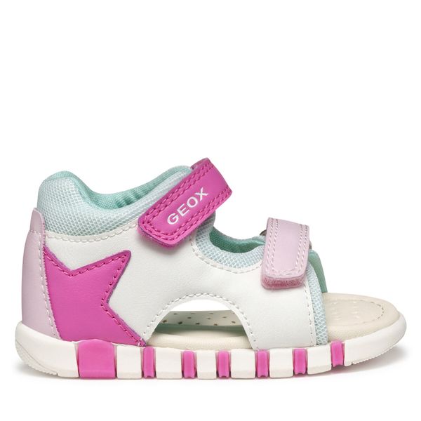 Geox Сандали Geox B Sandal Iupidoo B5517B 0BC14 C0563 Бял