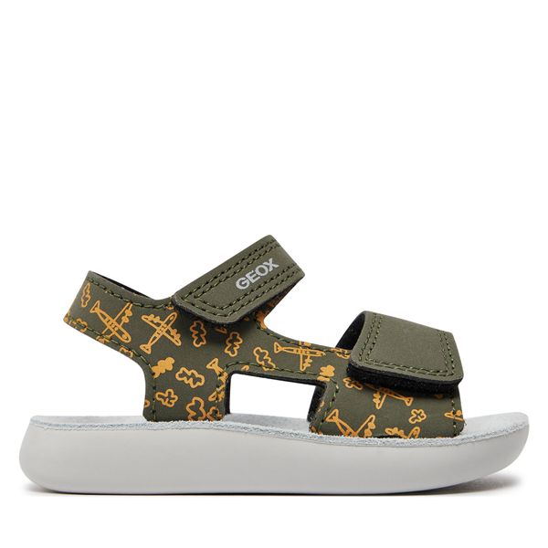 Geox Сандали Geox B Sandal Lightfloppy B455SC 000CE C0966 Зелен