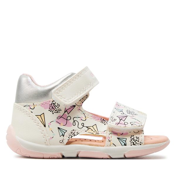Geox Сандали Geox B Sandal Tapuz Girl B450YA 000BC C0653 Бял