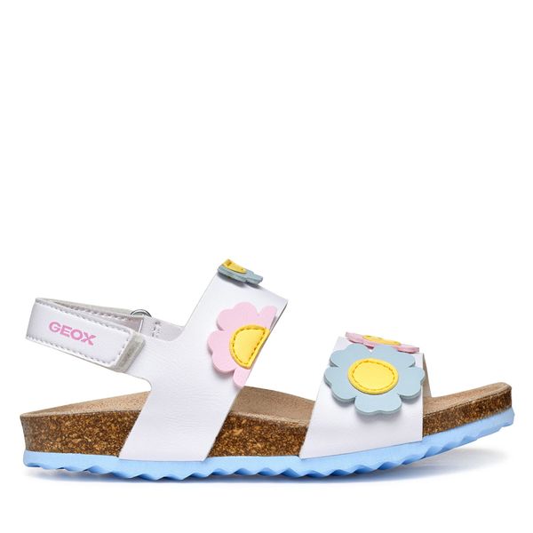 Geox Сандали Geox J Adriel J558MD 000BC C1Z0B M Бял