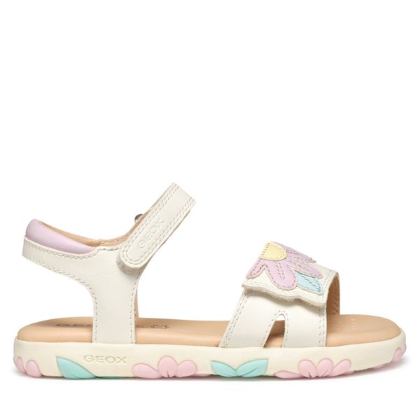 Geox Сандали Geox J Haiti J558ZB 000BC C0406 D Бял