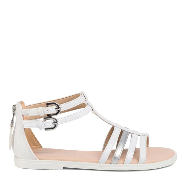 Geox Сандали Geox J S.Karly G. D J7235D 05402 C1000 M Бял