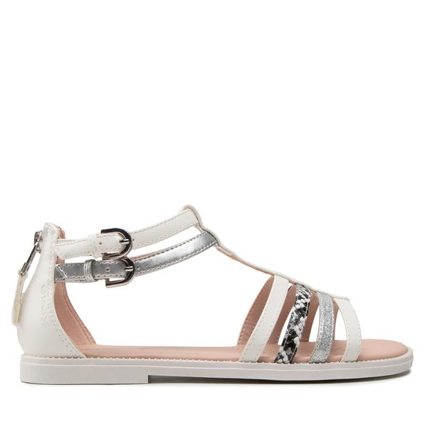 Geox Сандали Geox J S.Karly G. D J7235D 054AJ C0007 S Бял