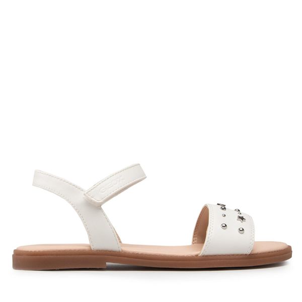 Geox Сандали Geox J S.Karly G. H J2535H 000BC C1000 S Бял