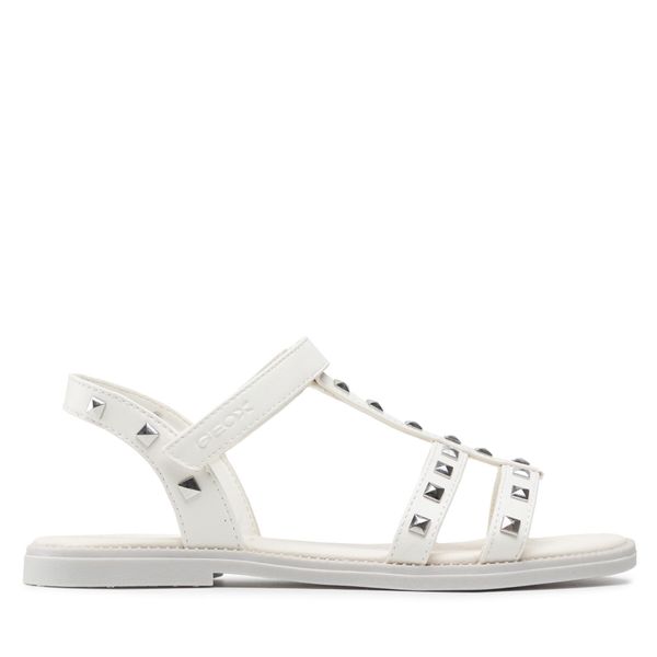 Geox Сандали Geox J S.Karly G. I J2535I 000BC C1000 S Бял