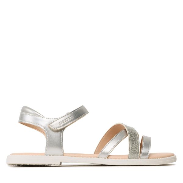 Geox Сандали Geox J S.Karly G.D J5235D 0HINF C1007 S Сребрист